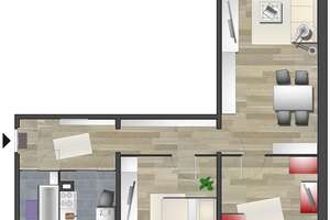 Lichterhellte 3-Zimmer-Wohnung mit Balkon – Arthur-Strobel-Str. 90, 9127 Gablenz, Chemnitz – Vorschaubild 6