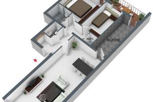 Helle 3-Zimmer-Wohnung mit Erker und großem Balkon – Olpener Straße 129-131, 51103 Höhenberg, Köln – Vorschaubild 15