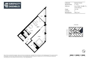Spring Tower Vibes – Helles 2-Zimmer-Apartment mit Loggia mitten in der EuropaCity – Die vollständige Adresse der Immobilie erhältst du vom Anbieter., 10557 Moabit, Berlin – Vorschaubild 12