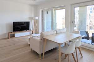 Erstbezug im "Patio Pasing": Löffelfertig möblierte 3-Zimmer-Wohnung mit Loggia & Home-Office – Hermine-von-Parish-Straße 49, 81245 Neupasing, München – Vorschaubild 3