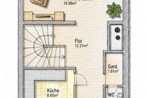 5 Zi. - Reihenendhaus in Hannover Alt-Laatzen – Die vollständige Adresse der Immobilie erhältst du vom Anbieter., 30880 Laatzen – Vorschaubild 21