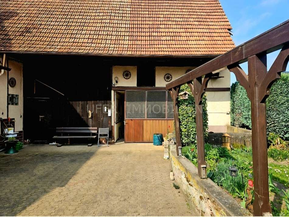 Blick vom Eingang auf die Sche