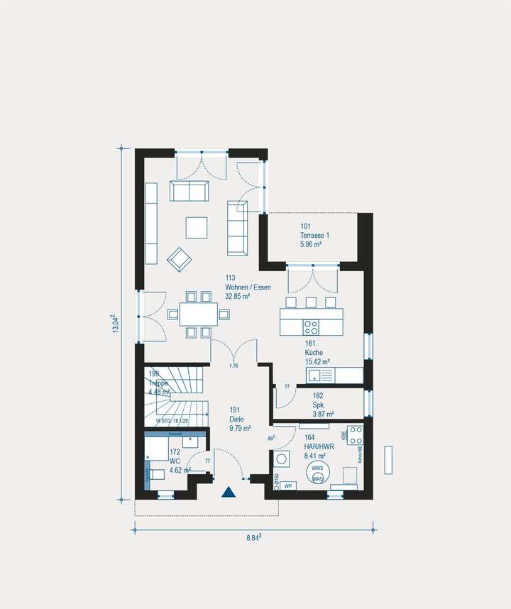 Grundriss veränderbar