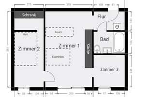 Erstbezug nach umfangreicher Renovierung, möblierte 2,5-Zimmer-Wohnung Berlin Mitte, Toller Ausblick – 10179 Mitte (Ortsteil), Berlin – Vorschaubild 17