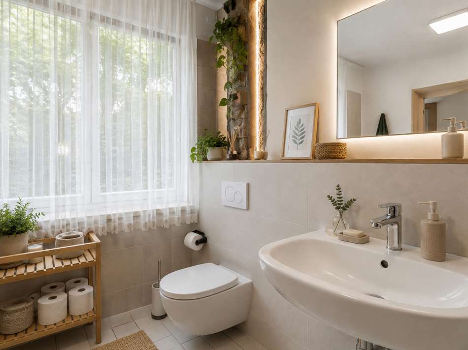 Badezimmer - Erdgeschoss (KI o