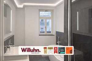 Stilvolle 2-Raum-Wohnung im denkmalgeschützten Altbau | kernsaniert | Balkon | Fußbodenheizung