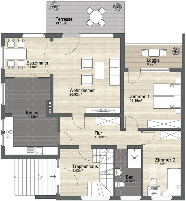 Grundriss Erdgeschoss