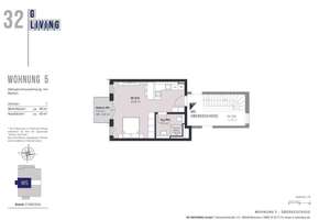 Ideal zur Kapitalanlage (NEUBAU): Individuelles 1-Zimmer-City-Apartment mit Balkon – Glockenbecherstraße 32, 80935 Lerchenau-Ost, München – Vorschaubild 10