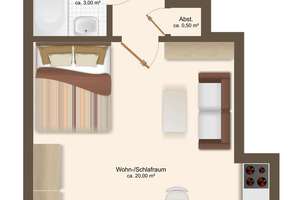 Kapitalanleger aufgepasst! Möbliertes Apartment mit 3,9% Rendite – Die vollständige Adresse der Immobilie erhältst du vom Anbieter., 81477 Solln, München – Vorschaubild 22