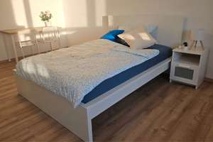 Möblierte 1-Zimmer-Wohnung in Nürnberg direkt am Wöhrder See mit Balkon, Waschmaschine und Fernseher