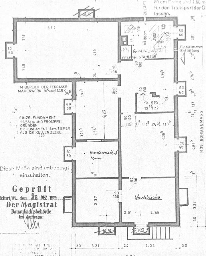 Grundriss UG