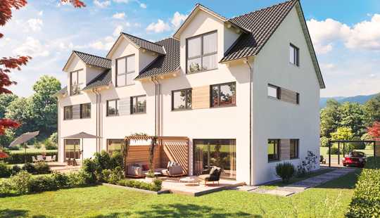 Bild von Reihenendhaus in Schlüsselfertig, ruhige Lage mit Süd-Garten.