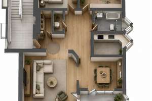 3-Zimmer-Wohnung mit Rheinblick & sonniger Loggia – Die vollständige Adresse der Immobilie erhältst du vom Anbieter., 56076 Pfaffendorf, Koblenz – Vorschaubild 7