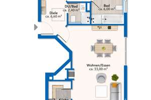 "Penthouse-Feeling"
3-Zimmer-Wohnung mit Dachterrasse in beliebter Wohnlage – Die vollständige Adresse der Immobilie erhältst du vom Anbieter., 65197 Klarenthal, Wiesbaden – Vorschaubild 8