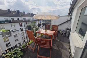 Ohne Makler | 1,5-Zimmer DG-Wohnung mit Südwest-Terrasse und Einbauküche nahe FH – Geistenstr. 20, 40476 Derendorf, Düsseldorf – Vorschaubild 12