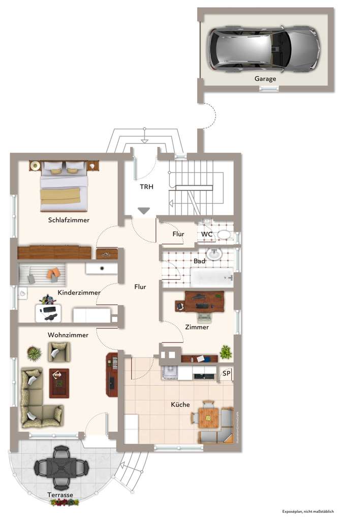 Immobilie in Röttenbach - Platz zum Vermieten und zur Eigennutzung...ZFH mit ausbaufähigem DG in Röttenbach - Bild 2
