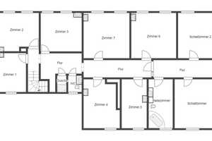 Monteurzimmer, Wohnen, Eventhalle und Gaststätte auf 560 m² in Neubrück/Wendeburg – Peine (Kreis) – Vorschaubild 22