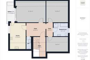 3-Zimmer Dachgeschoss-Wohnung in Aschaffenburg – Die vollständige Adresse der Immobilie erhältst du vom Anbieter., 63743 Gailbach, Aschaffenburg – Vorschaubild 5