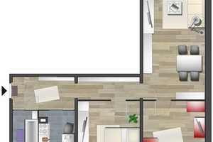 Mit Blick ins Grüne gelegene 3-Raum-Wohnung mit Balkon – Arthur-Strobel-Str. 90, 9127 Chemnitz – Vorschaubild 5