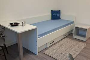 NUR FÜR STUDENTEN/ AUSZUBILDENDE - Charmantes 1-Zimmer-Studentenapartment in Hamburg mit Balkon – Berner Heerweg 183a+185, 22159 Farmsen-Berne, Hamburg – Vorschaubild 3