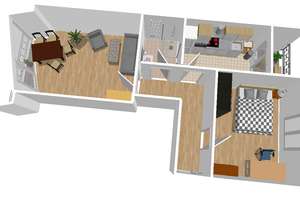 Helle Zwei-Zimmer Wohnung mit Möbel-Übernahme – Die vollständige Adresse der Immobilie erhältst du vom Anbieter., 40217 Friedrichstadt, Düsseldorf – Vorschaubild 3