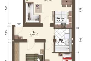 Frisch renovierte 3-Zimmer-Wohnung mit großem Balkon | Mühlenviertel | ideal für Paare & WG – Gerberstrasse 4, 99089 Andreasvorstadt, Erfurt – Vorschaubild 3