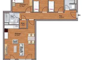 Helle 4-Zimmer-Neubauwohnung mit Süd-Balkon & Einbauküche — provisionsfrei – Die vollständige Adresse der Immobilie erhältst du vom Anbieter., 40223 Bilk, Düsseldorf – Vorschaubild 11