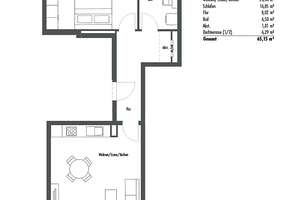 Moderne 2-Zi.-Whg. in attraktiver Lage mit Süd-Dachterrasse und Tageslichtbad – Lilli-Kurowski-Straße 1, 80995 Feldmoching, München – Vorschaubild 4