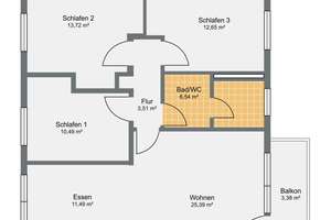 ***Besichtigen - Beurkunden - Bewohnen - tolle 4 Zimmerwohnung, jetzt zugreifen*** – Die vollständige Adresse der Immobilie erhältst du vom Anbieter., 90480 Gleißhammer, Nürnberg – Vorschaubild 22