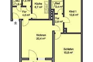 Ideal gelegen! Frankencenternähe und grüne Parkanlagen! – Salzbrunner Str. 14, 90473 Nürnberg – Vorschaubild 12