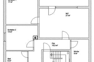 schöne große 3 ZKB-Wohnung mit Süd-Balkon, Gartenanteil und ruhiger Lage … – Pfalz-Neuburg-Straße 11, 89420 Höchstädt an der Donau – Vorschaubild 11
