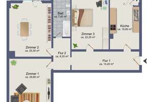 Sehr gepflegte 3-Zimmer Wohnung in ruhiger und gesuchter Oststadt-Lage! – Nietzschestraße 30, 68165 Schwetzingerstadt/Oststadt, Mannheim – Vorschaubild 13
