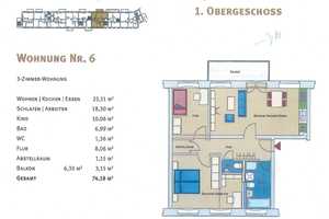 Toplage  in Dresden -Pieschen ! 3-R-Wohnung in historischem Gebäude – Barbarastr. 43a, 1129 Dresden – Vorschaubild 12