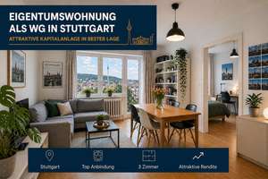 Provisionsfrei / Kapitalanlage in Stuttgart – Sofort Cashflow + massive Steuervorteile nutzen