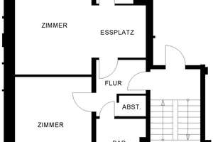 Schön geschnittene Wohnung mit Loggia