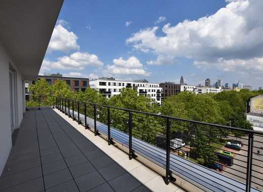 HIGHLIGHT!!! ** Exklusive Neubauwohnung mit großzügiger Dachterrasse und Skylineblick**