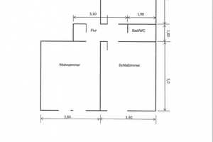 Freundliche und gepflegte 2-Zimmer-Wohnung mit Balkon in Hagen – Prentzelstraße 1, 58095 Hagen – Vorschaubild 1