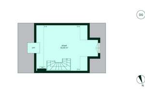4-Zimmer-Doppelhaushälfte mit Garten, ausgebautem Dachstudio und Keller – Magdeburger Straße 4, 59192 Bergkamen – Vorschaubild 14