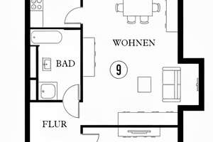 Herdweg 94, 2.5 Zimmer, Gartenterrasse, 68m² zu verkaufen