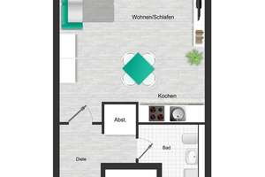 Helles und großzügiges Apartment mit Einbauküche und Tiefgaragenstellplatz – Die vollständige Adresse der Immobilie erhältst du vom Anbieter., 4159 Wahren, Leipzig – Vorschaubild 31