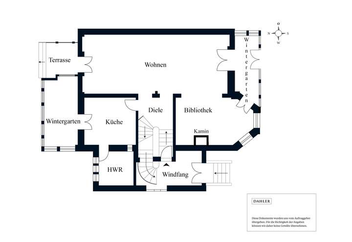 Grundriss Hochparterre