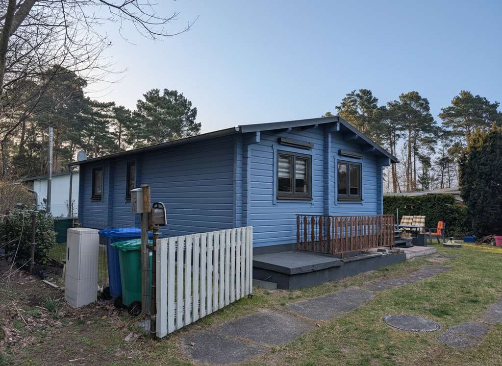 Immobilie in Halbe - Idyllisches Holzferienhaus am Heidesee - Bild 2