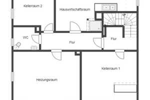 Frei stehendes Dreifamilienhaus mit Wertsteigerungspotenzial zur flexiblen Nutzung in Innenstadtlage – Main-Taunus-Kreis – Vorschaubild 29