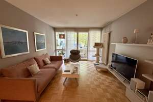Möblierte 4-Zimmer-Wohnung mit Südwestbalkon, Privatgarten und TG-Stellplatz in Bestlage – Schwindstraße 8, 76135 Südweststadt, Karlsruhe – Vorschaubild 1