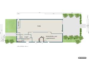 exklusiv Wohnen und Arbeiten im Grünen- 335 m² Wohnhaus + 810 m² Gewerbe – 48161 Roxel, Münster – Vorschaubild 21