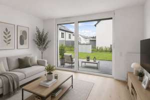 3 Zimmer, Reihenhaus 85 Quadratmeter, Terrasse im Grünen