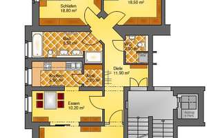 Super Gelegenheit - hochwertig sanierter Altbau mit 2 Balkonen in Striesen! – Die vollständige Adresse der Immobilie erhältst du vom Anbieter., 1309 Striesen-Ost, Dresden – Vorschaubild 5
