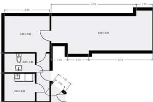 2 Zimmer, frisch renoviert mit Küche! Kistnerstr. 26 – Die vollständige Adresse der Immobilie erhältst du vom Anbieter., 27576 Lehe, Bremerhaven – Vorschaubild 9