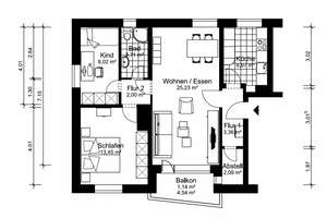 Ruhige 3-Zimmer-Wohnung auf Erbpacht mit Südwestbalkon im Lübecker Musikerviertel – Die vollständige Adresse der Immobilie erhältst du vom Anbieter., 23556 Sankt Lorenz Nord, Lübeck – Vorschaubild 24