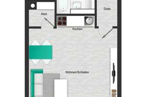 Moderne 1-Zimmer-Wohnung in München-Fürstenried West – Bellinzonastraße 20, 81475 Fürstenried-West, München – Vorschaubild 15